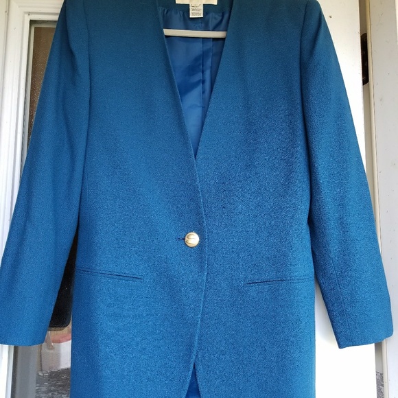 TEAL Jones New York suit - Picture 5 of 5